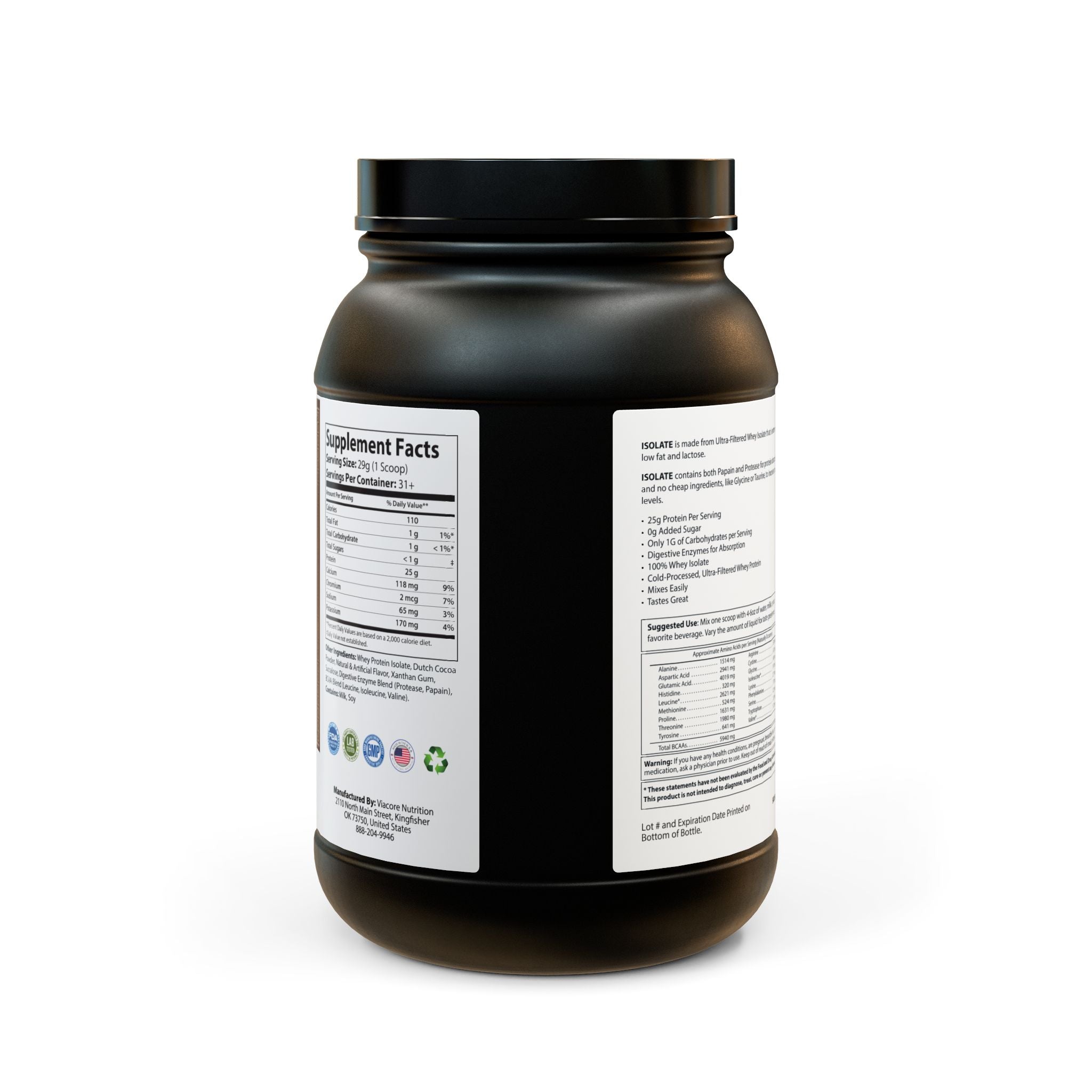 Atlas Whey Protein - Strength & Recovery (2lb)