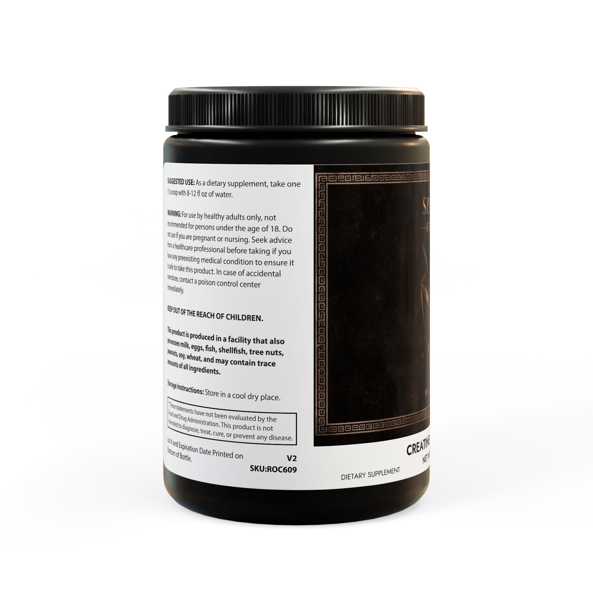 Spartan Creatine Monohydrate - Strength & Power (300g)