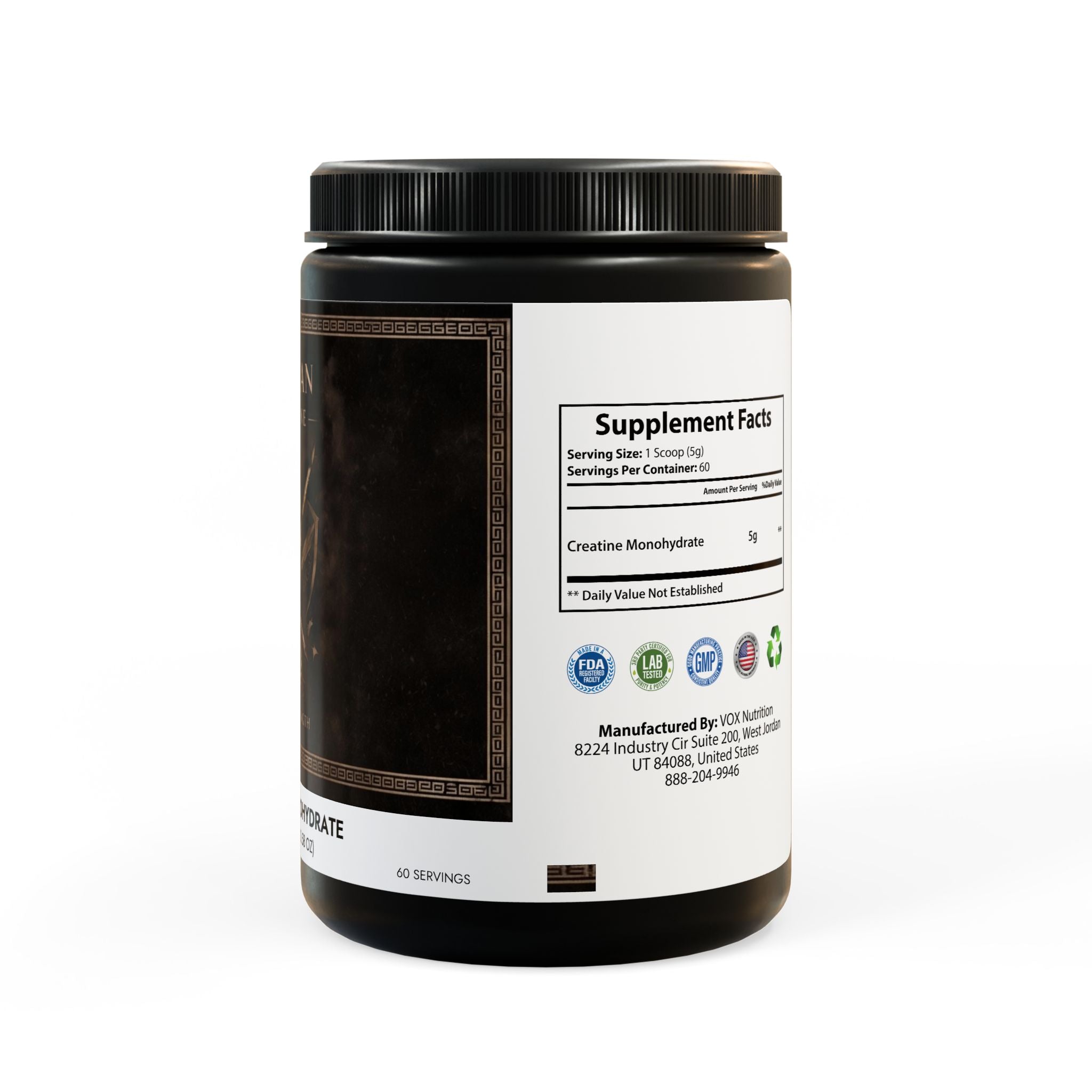 Spartan Creatine Monohydrate - Strength & Power (300g)